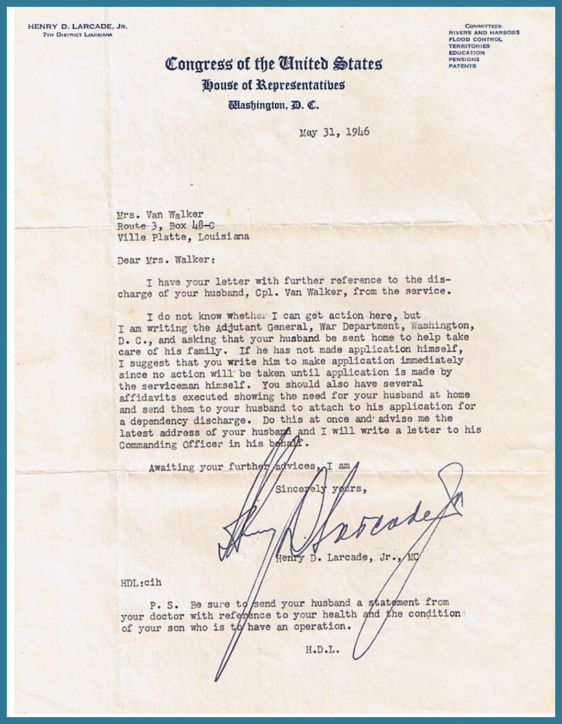 Ethel Mae Walker's correspondence in 1946. 2