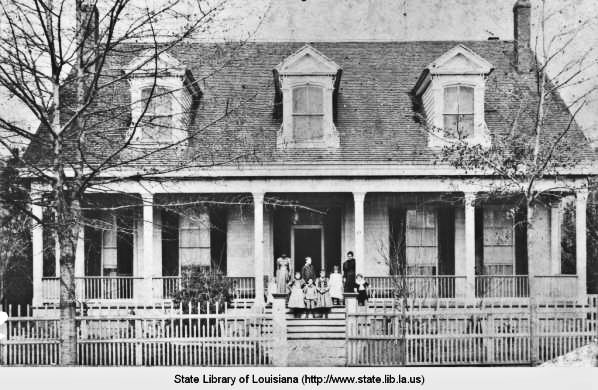 Leon Wolff Home in Washington, LA - 1880