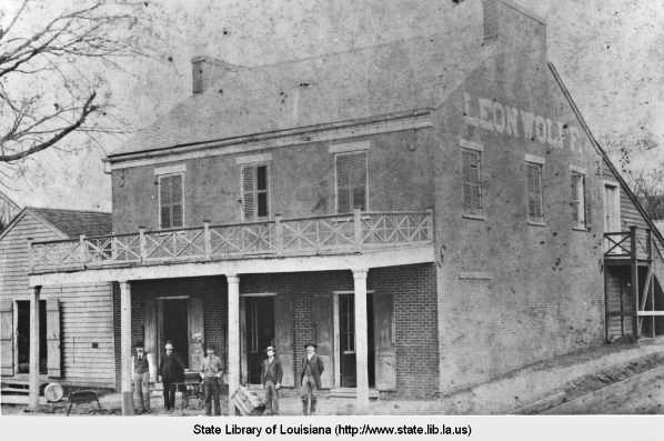 Leon Wolff Store in Washington, LA - 1860?